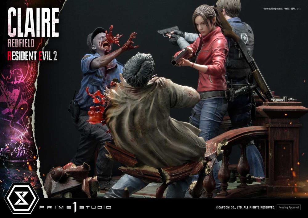 Resident Evil 2 Ultimate Premium Masterline Claire Redfield 1/4 Scale Statue Gallery Image 26