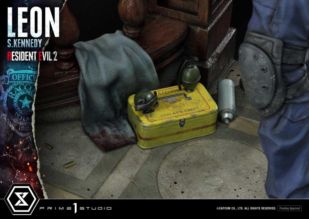Resident Evil 2 Ultimate Premium Masterline Leon S. Kennedy 1/4 Scale Statue Gallery Image 26