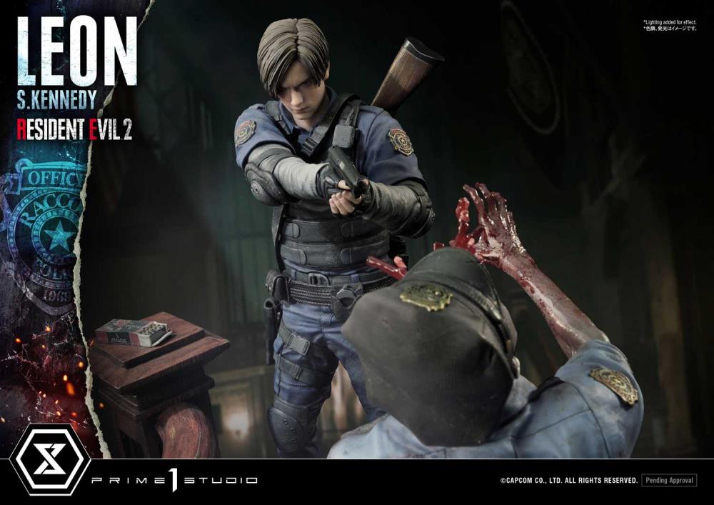 Resident Evil 2 Ultimate Premium Masterline Leon S. Kennedy 1/4 Scale Statue Gallery Image 14