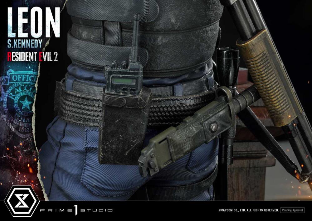 Resident Evil 2 Ultimate Premium Masterline Leon S. Kennedy 1/4 Scale Statue Gallery Image 32