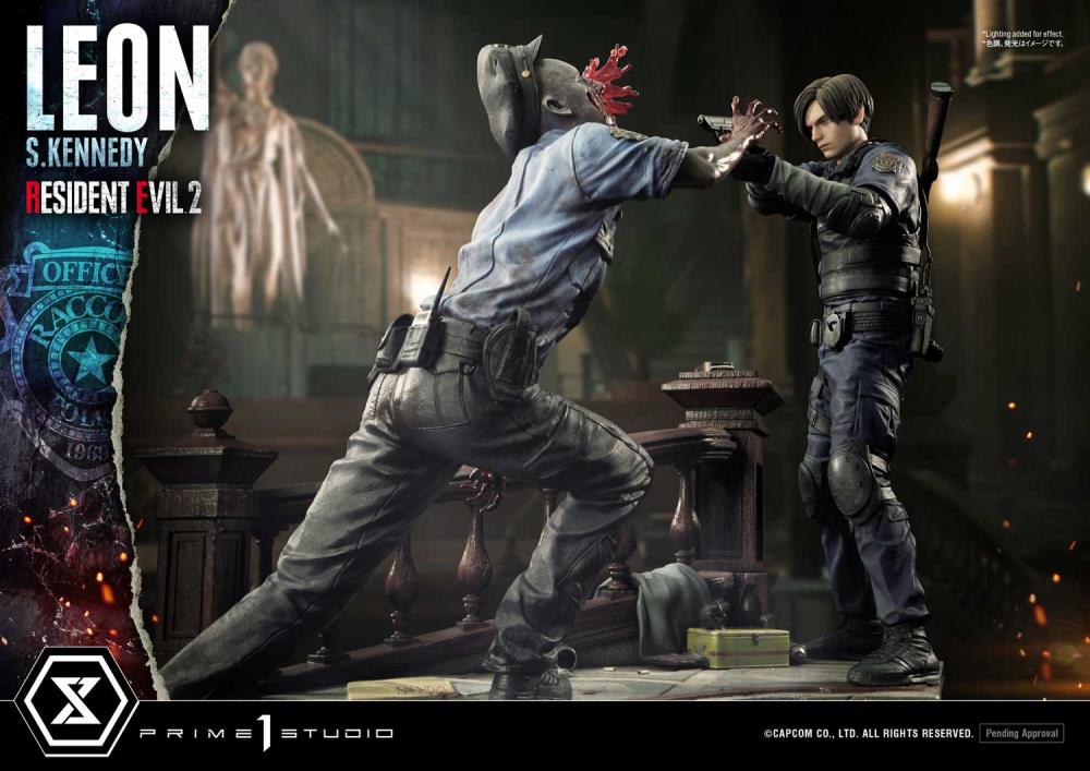 Resident Evil 2 Ultimate Premium Masterline Leon S. Kennedy 1/4 Scale Statue Gallery Image 12