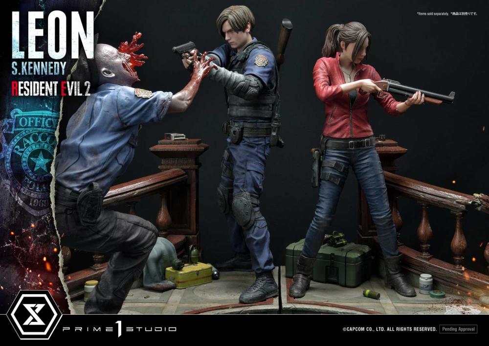Resident Evil 2 Ultimate Premium Masterline Leon S. Kennedy 1/4 Scale Statue Gallery Image 35