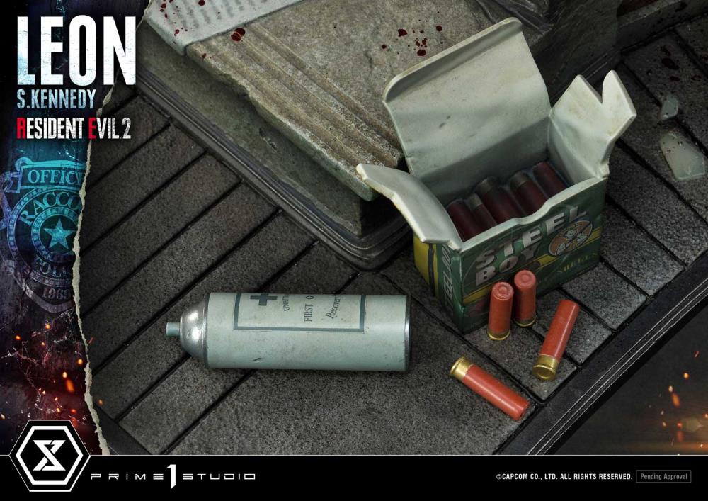 Resident Evil 2 Ultimate Premium Masterline Leon S. Kennedy 1/4 Scale Statue Gallery Image 24
