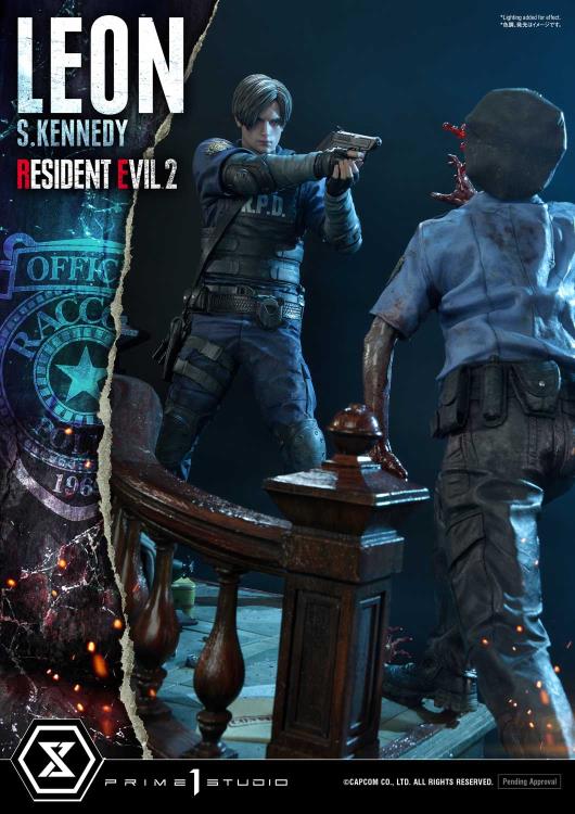 Resident Evil 2 Ultimate Premium Masterline Leon S. Kennedy 1/4 Scale Statue Gallery Image 10