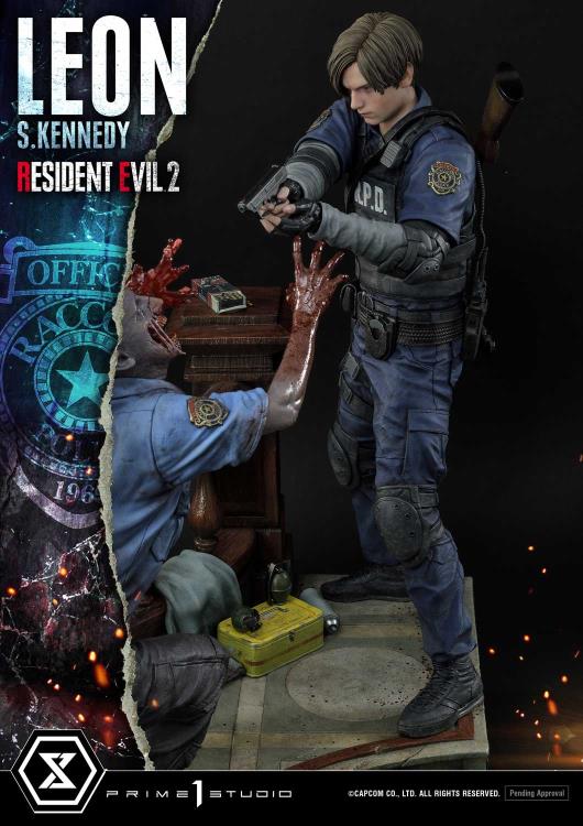 Resident Evil 2 Ultimate Premium Masterline Leon S. Kennedy 1/4 Scale Statue Gallery Image 15