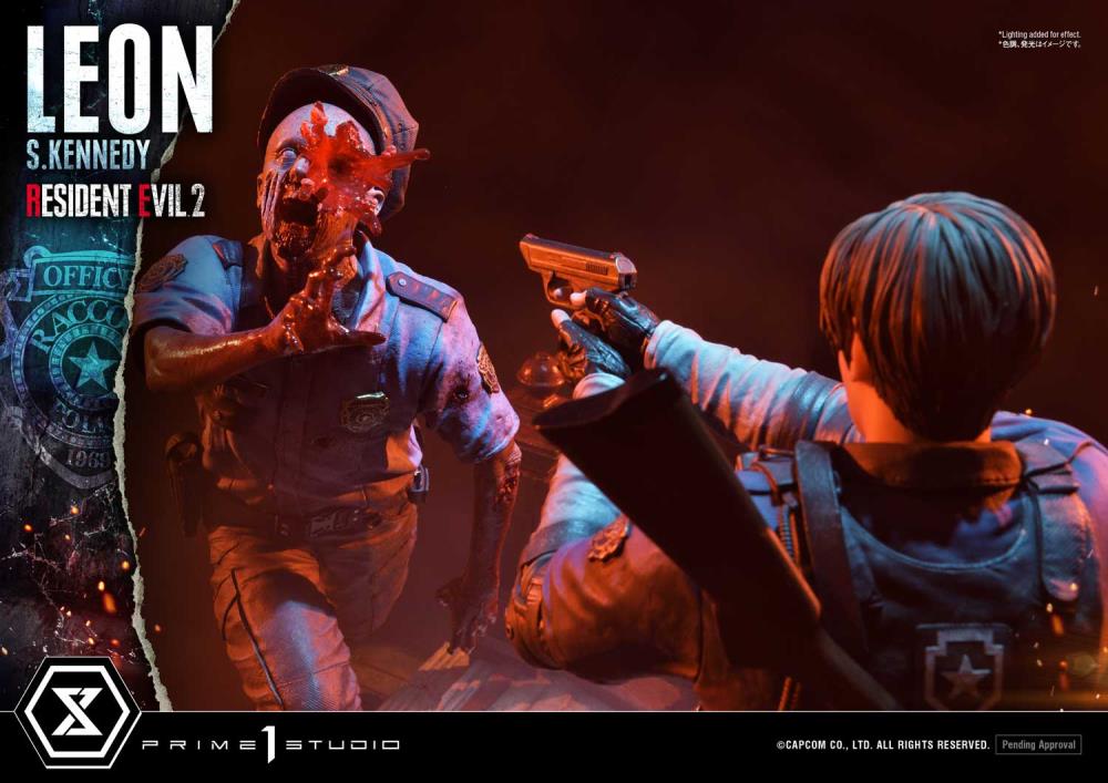 Resident Evil 2 Ultimate Premium Masterline Leon S. Kennedy 1/4 Scale Statue Gallery Image 13