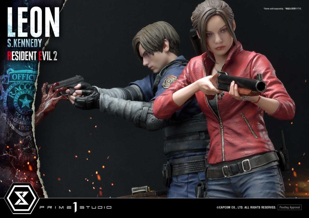Resident Evil 2 Ultimate Premium Masterline Leon S. Kennedy 1/4 Scale Statue Gallery Image 39