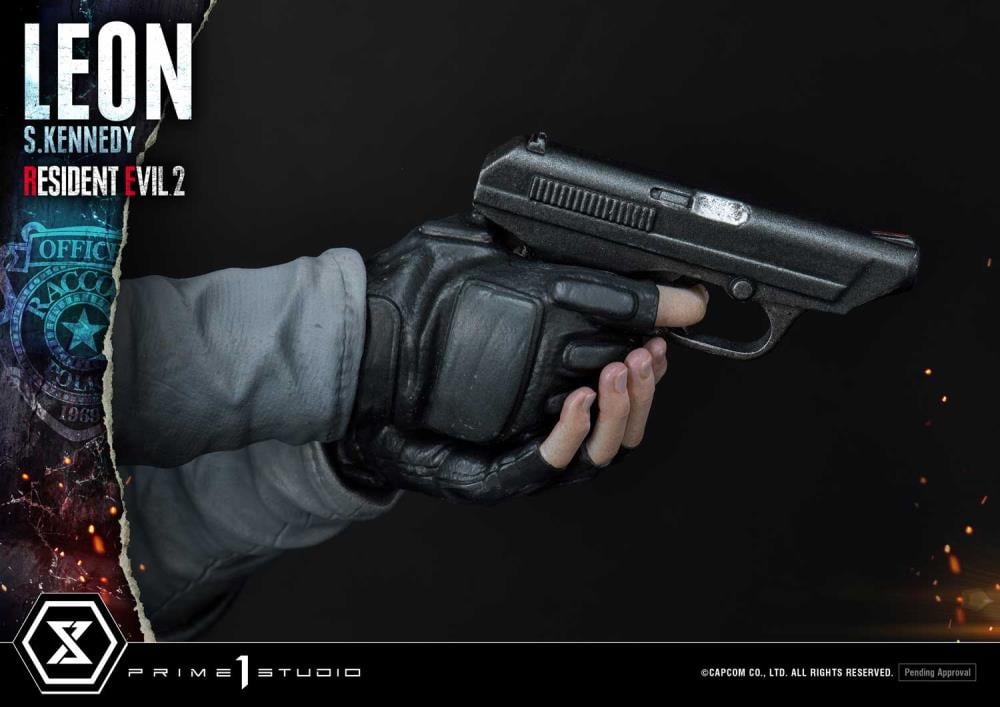 Resident Evil 2 Ultimate Premium Masterline Leon S. Kennedy 1/4 Scale Statue Gallery Image 28