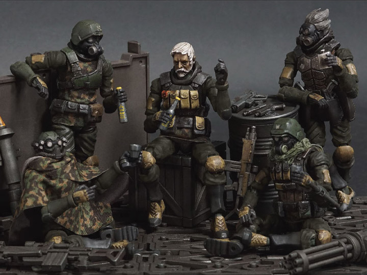 Acid Rain FAV-SP14 A Walk in the Park 1/18 Scale Action Figure Set Gallery Image 1