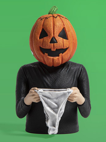 Halloween III: Season of the Witch Jack-o-Lantern Spinature Bust Gallery Image 2