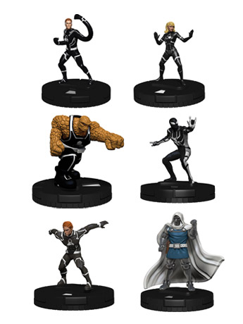 Marvel HeroClix Fantastic Four Future Foundation Fast Forces Six-Pack Gallery Image 2