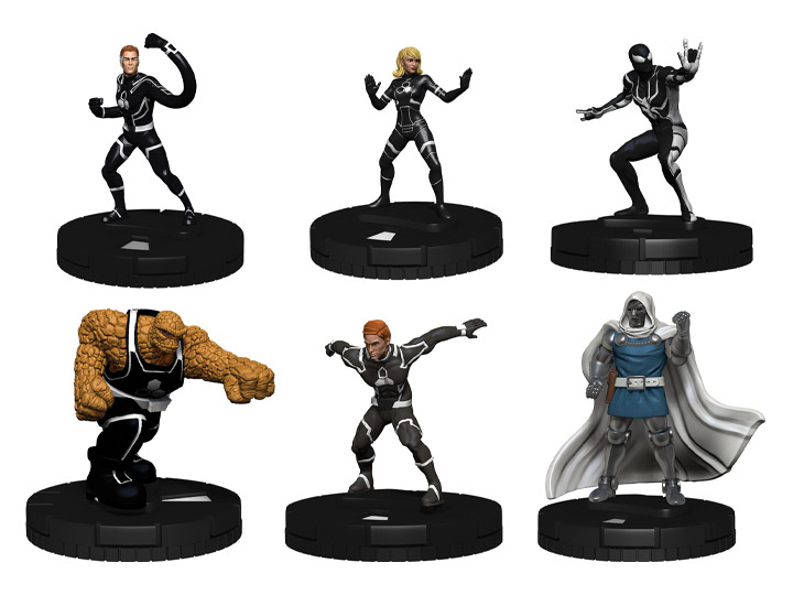 Marvel HeroClix Fantastic Four Future Foundation Fast Forces Six-Pack Gallery Image 1