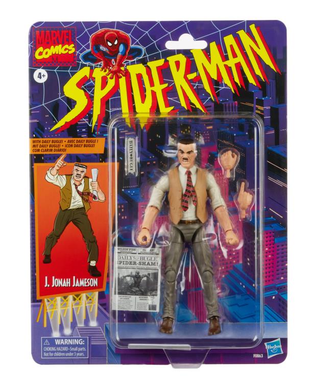 Spider-Man Marvel Legends Retro Collection J. Jonah Jameson Action Figure Gallery Image 5