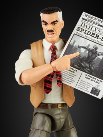 Spider-Man Marvel Legends Retro Collection J. Jonah Jameson Action