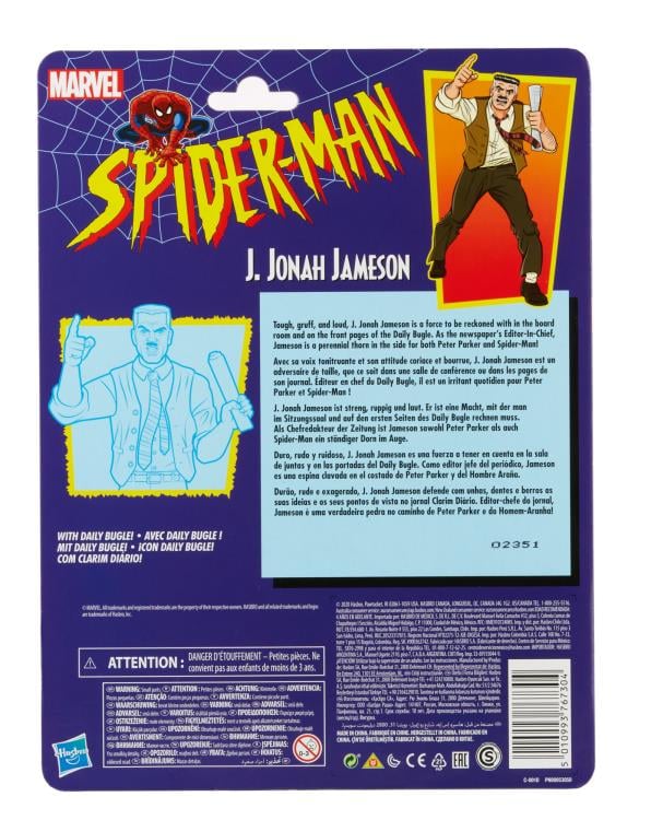 Spider-Man Marvel Legends Retro Collection J. Jonah Jameson Action Figure Gallery Image 6