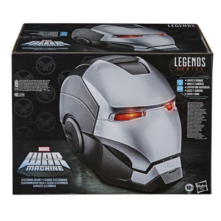 Marvel Legends War Machine 1:1 Scale Wearable Electronic Helmet Gallery Image 4