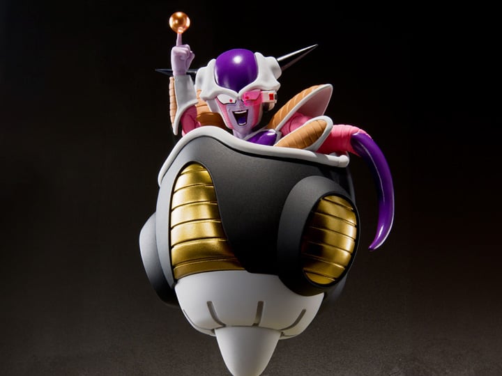 Dragon Ball Z S.H.Figuarts Frieza (First Form) Action Figure with Pod Gallery Image 1