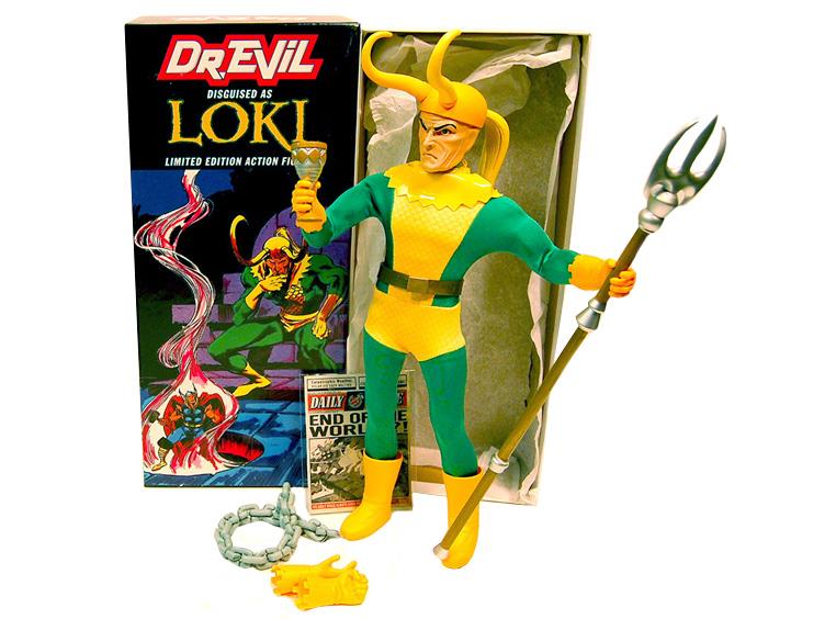 Dr. Evil Figure Dressed as Loki Exclusive Gallery Image 2