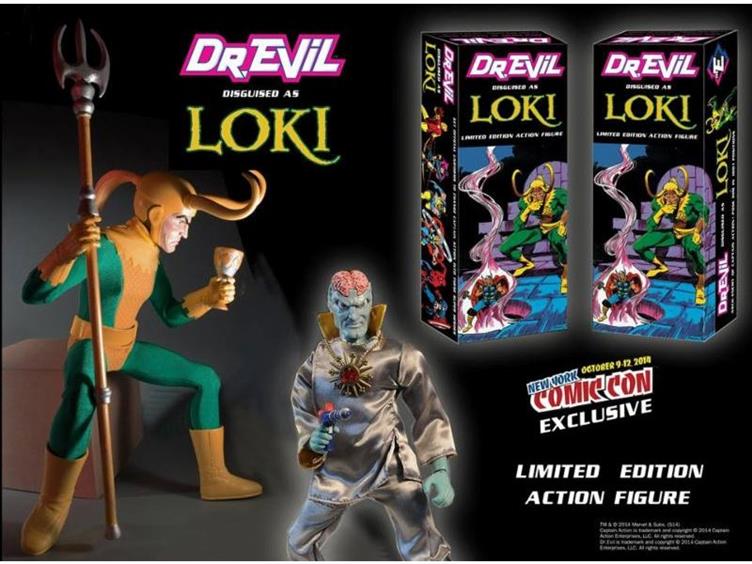 Dr. Evil Figure Dressed as Loki Exclusive Gallery Image 1