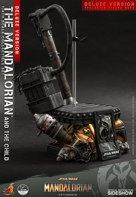The Mandalorian QS017 The Mandalorian and The Child Deluxe 1/4 Scale Collectible Figure Gallery Image 20