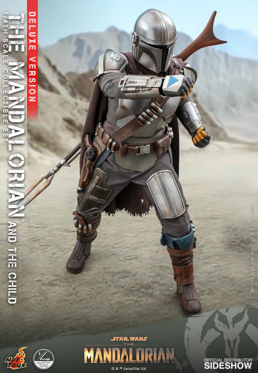 The Mandalorian QS017 The Mandalorian and The Child Deluxe 1/4 Scale Collectible Figure Gallery Image 9