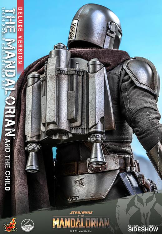 The Mandalorian QS017 The Mandalorian and The Child Deluxe 1/4 Scale Collectible Figure Gallery Image 16