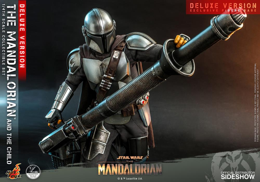 The Mandalorian QS017 The Mandalorian and The Child Deluxe 1/4 Scale Collectible Figure Gallery Image 18