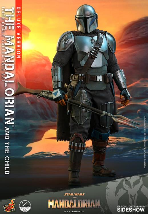The Mandalorian QS017 The Mandalorian and The Child Deluxe 1/4 Scale Collectible Figure Gallery Image 14