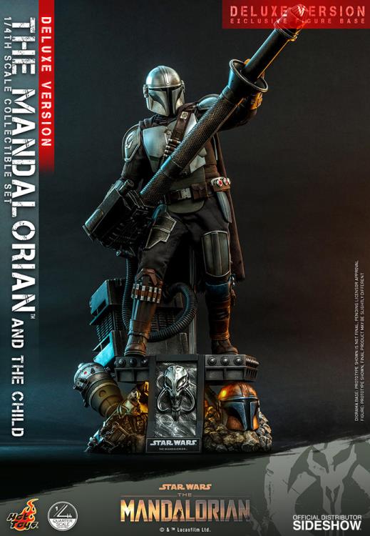 The Mandalorian QS017 The Mandalorian and The Child Deluxe 1/4