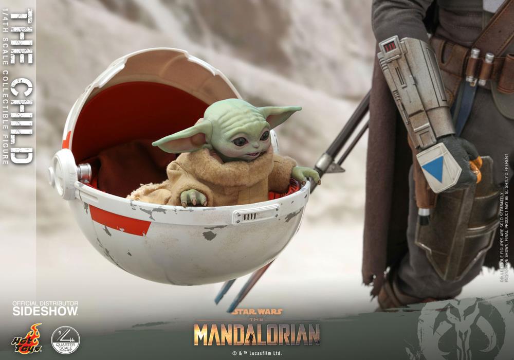 The Mandalorian QS018 The Child 1/4 Scale Collectible Figure Gallery Image 8
