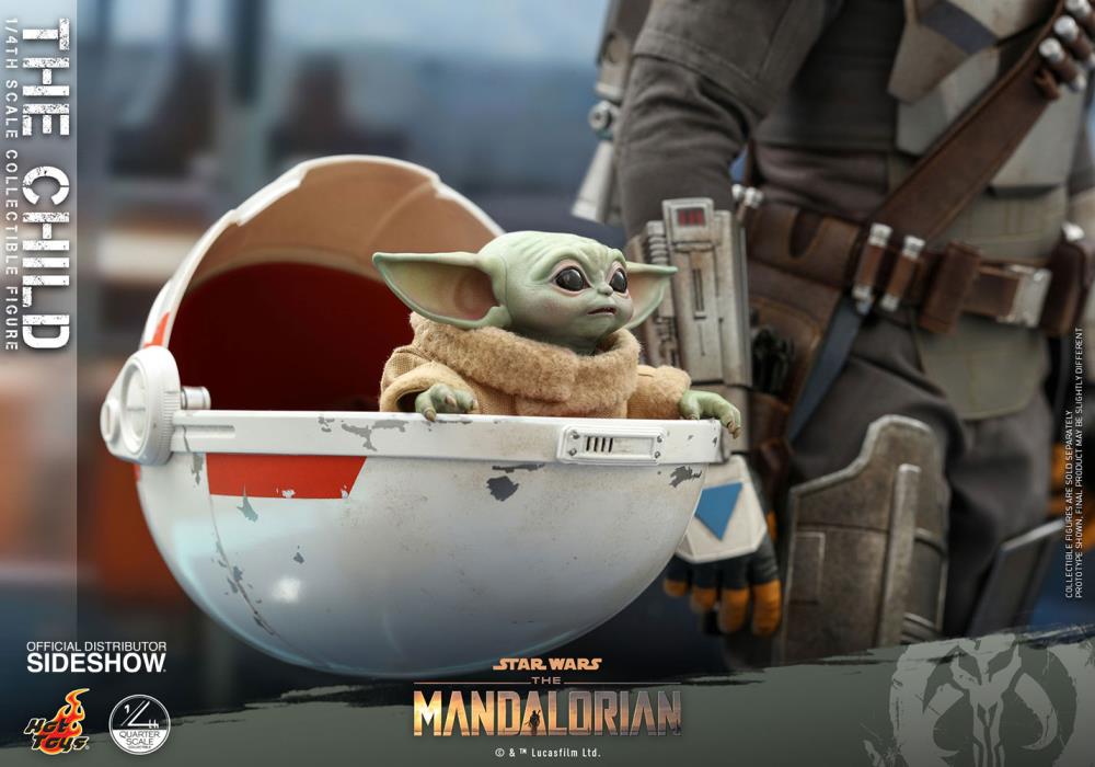 The Mandalorian QS018 The Child 1/4 Scale Collectible Figure Gallery Image 10
