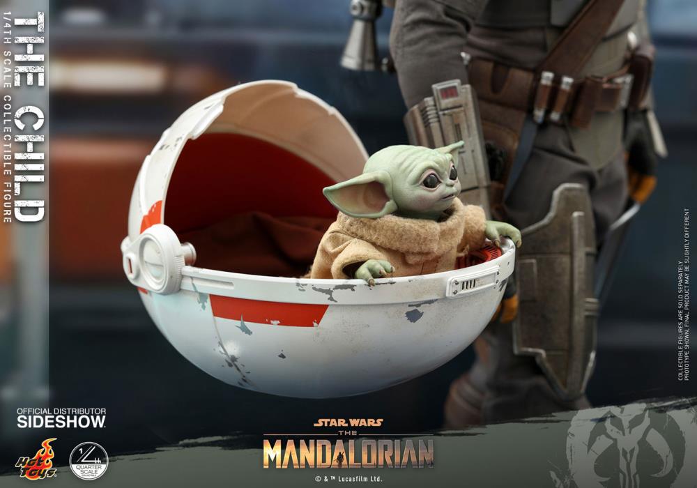The Mandalorian QS018 The Child 1/4 Scale Collectible Figure Gallery Image 6
