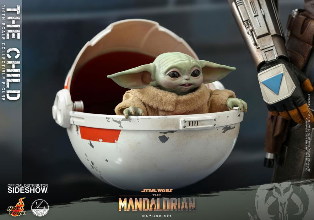 The Mandalorian QS018 The Child 1/4 Scale Collectible Figure Gallery Image 7