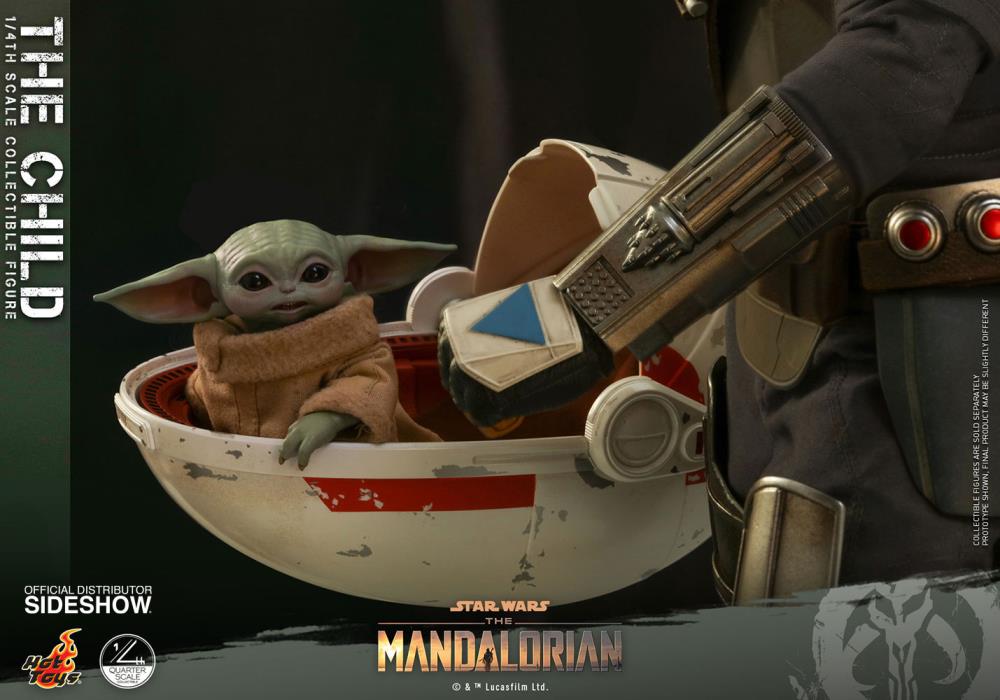 The Mandalorian QS018 The Child 1/4 Scale Collectible Figure Gallery Image 9
