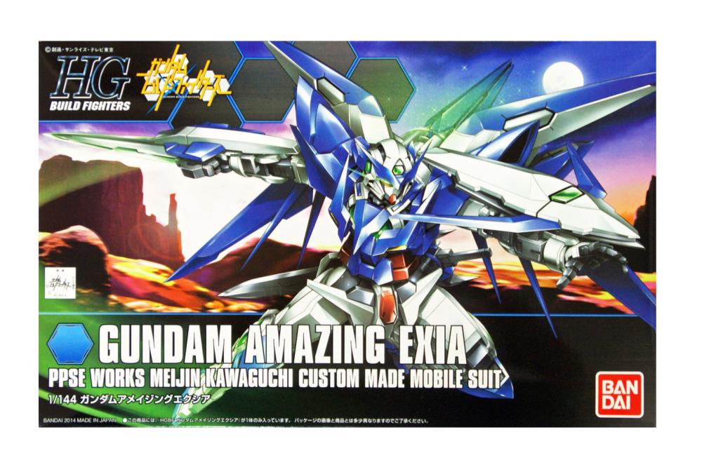 Gundam Build Fighters HGBF Amazing Exia Gundam 1/144 Scale Model Kit Gallery Image 5