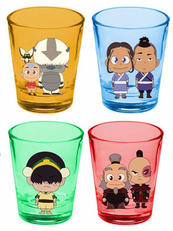 Avatar: The Last Airbender Shot Glass Set Gallery Image 2