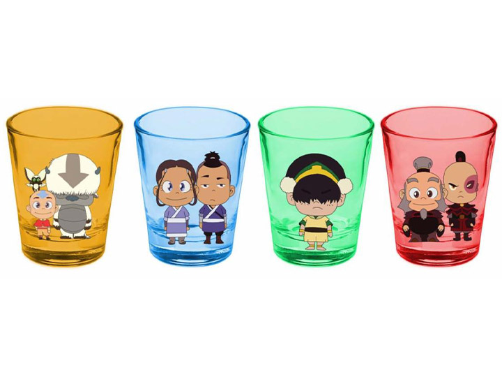 Avatar: The Last Airbender Shot Glass Set Gallery Image 1
