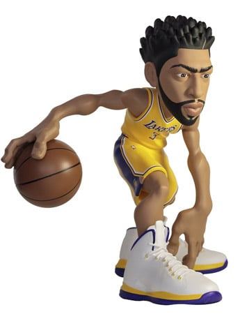 NBA SmAll-Stars: Los Angeles Lakers - Anthony Davis (Gold Jersey) Figure Gallery Image 2