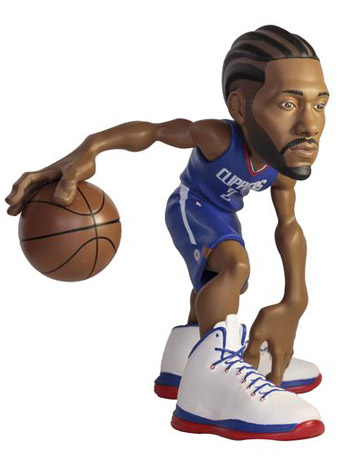 NBA SmAll-Stars: Los Angeles Clippers Kawhi Leonard (Blue Jersey) Figure Gallery Image 2