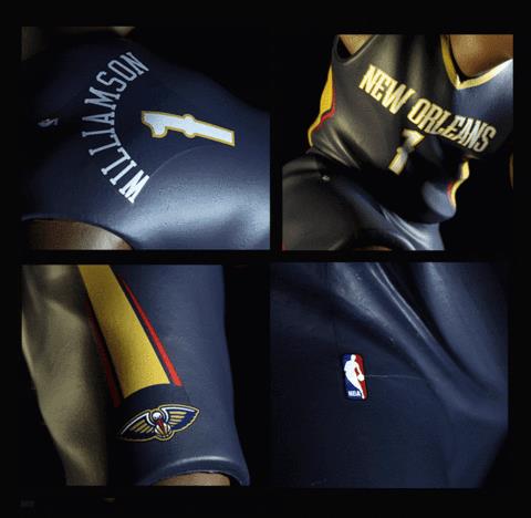 NBA SmAll-Stars: New Orleans Pelicans Zion Williamson (Navy Jersey) Figure Gallery Image 4