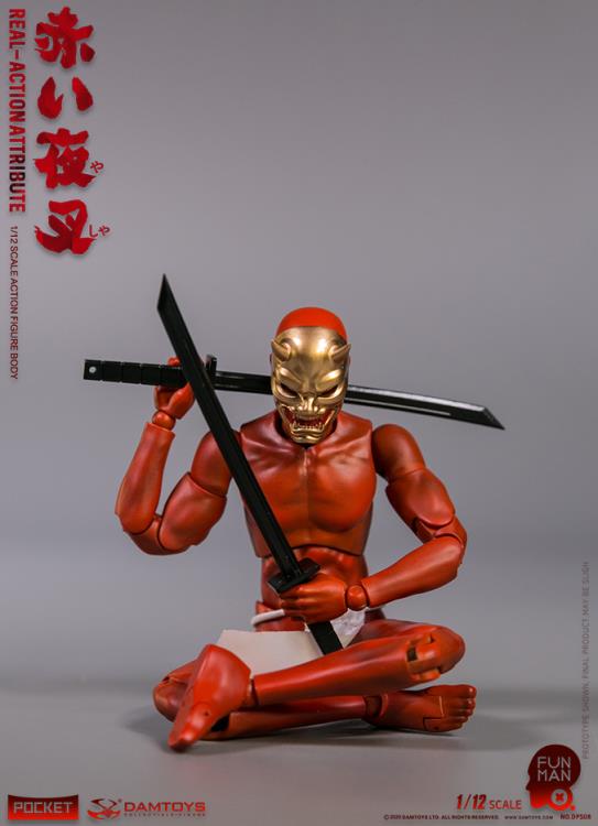 Pocket Elite Real-ActionAttribute Red Yashaman 1/12 Scale Action Figure Gallery Image 6