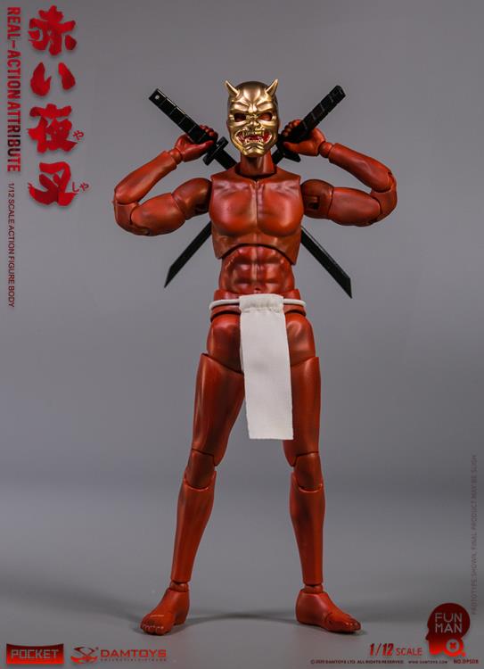 Pocket Elite Real-ActionAttribute Red Yashaman 1/12 Scale Action Figure Gallery Image 7