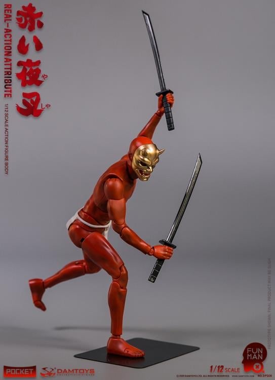 Pocket Elite Real-ActionAttribute Red Yashaman 1/12 Scale Action Figure Gallery Image 11