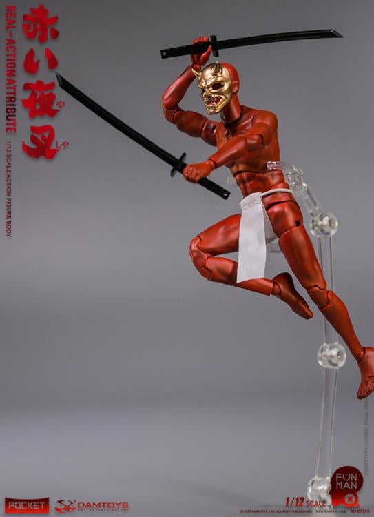 Pocket Elite Real-ActionAttribute Red Yashaman 1/12 Scale Action Figure Gallery Image 9