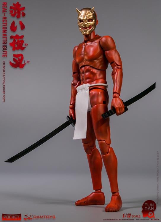 Pocket Elite Real-ActionAttribute Red Yashaman 1/12 Scale Action Figure Gallery Image 4