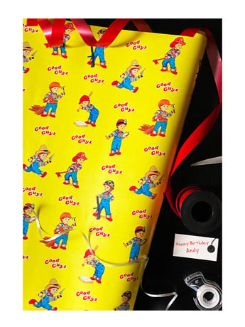 Child's Play 2 Wrapped In Terror Good Guys Wrapping Paper Gallery Image 2