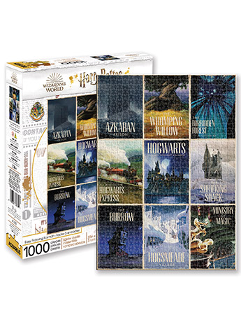 Harry Potter Travel Posters 1000-Piece Puzzle Gallery Image 2