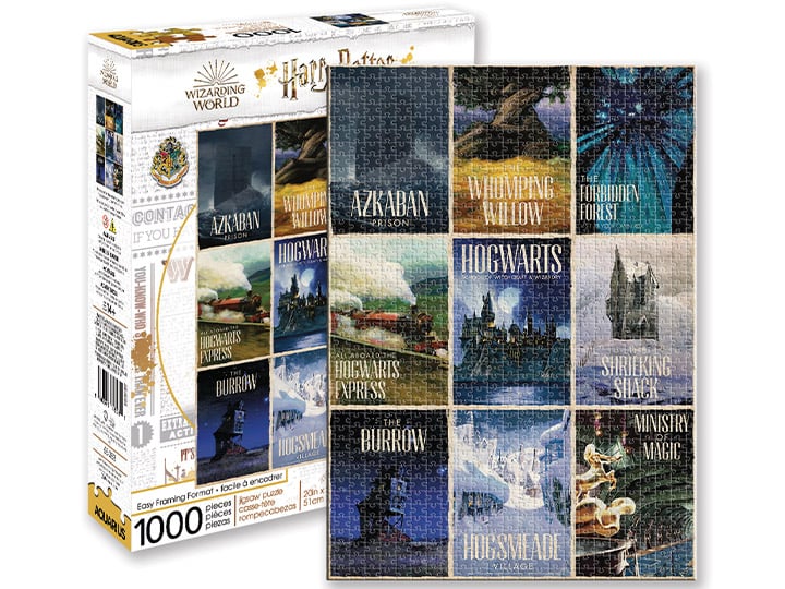 Harry Potter Travel Posters 1000-Piece Puzzle Gallery Image 1