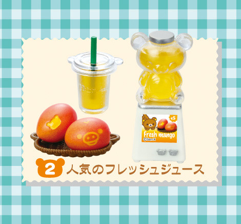 Rilakkuma Natural Market Miniature Collection Boxed Set of 8 Accessories Gallery Image 5