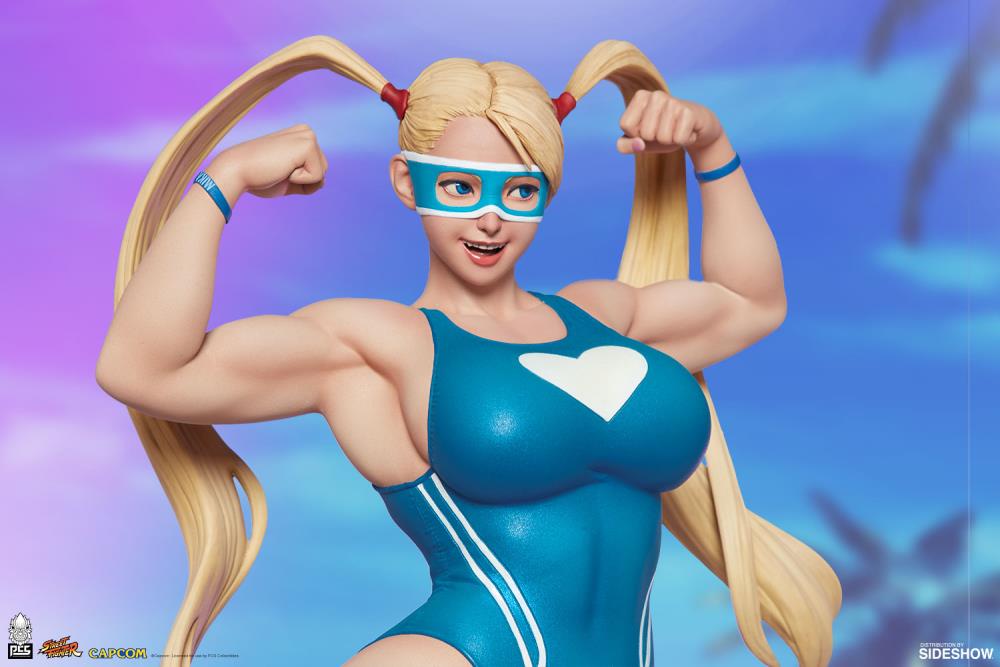 Street Fighter V Rainbow Mika (Season Pass) 1/4 Scale Collector Edition Statue Gallery Image 5